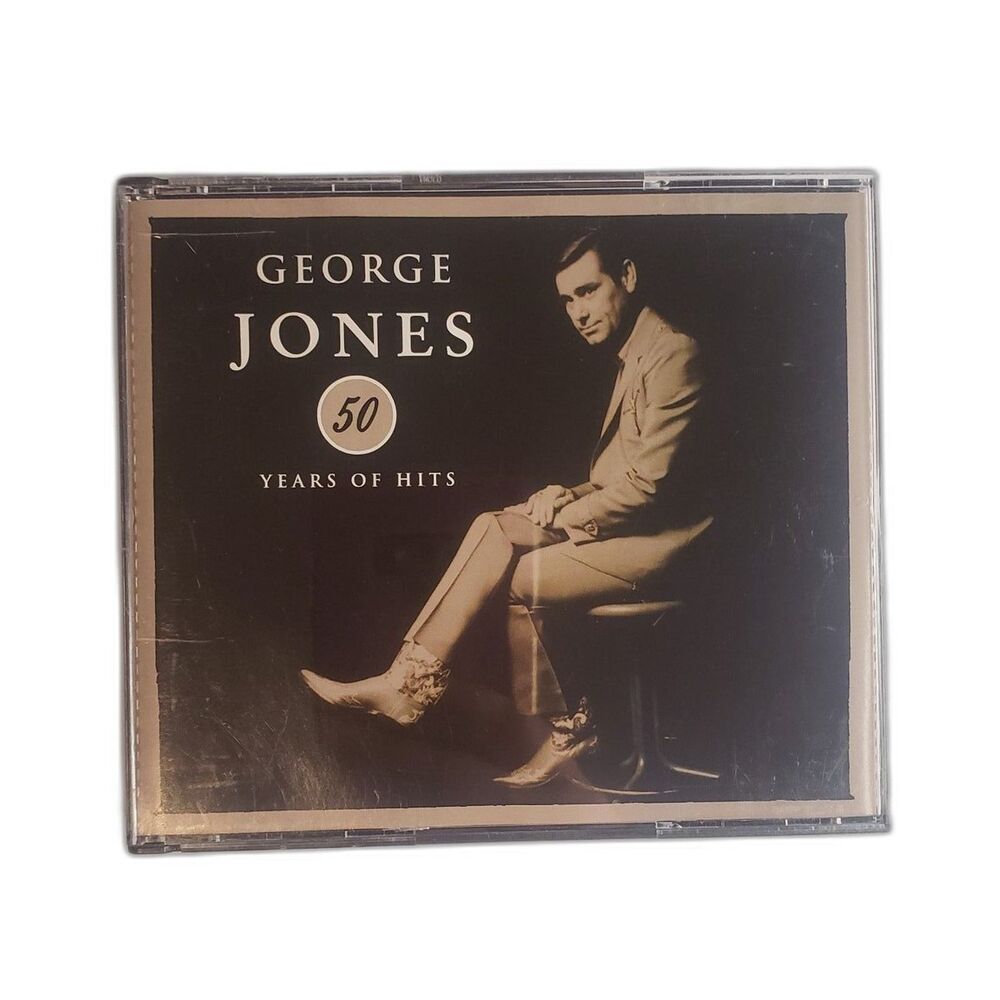 GEORGE JONES 50 Years of Hits 3 CD Audio Music Set